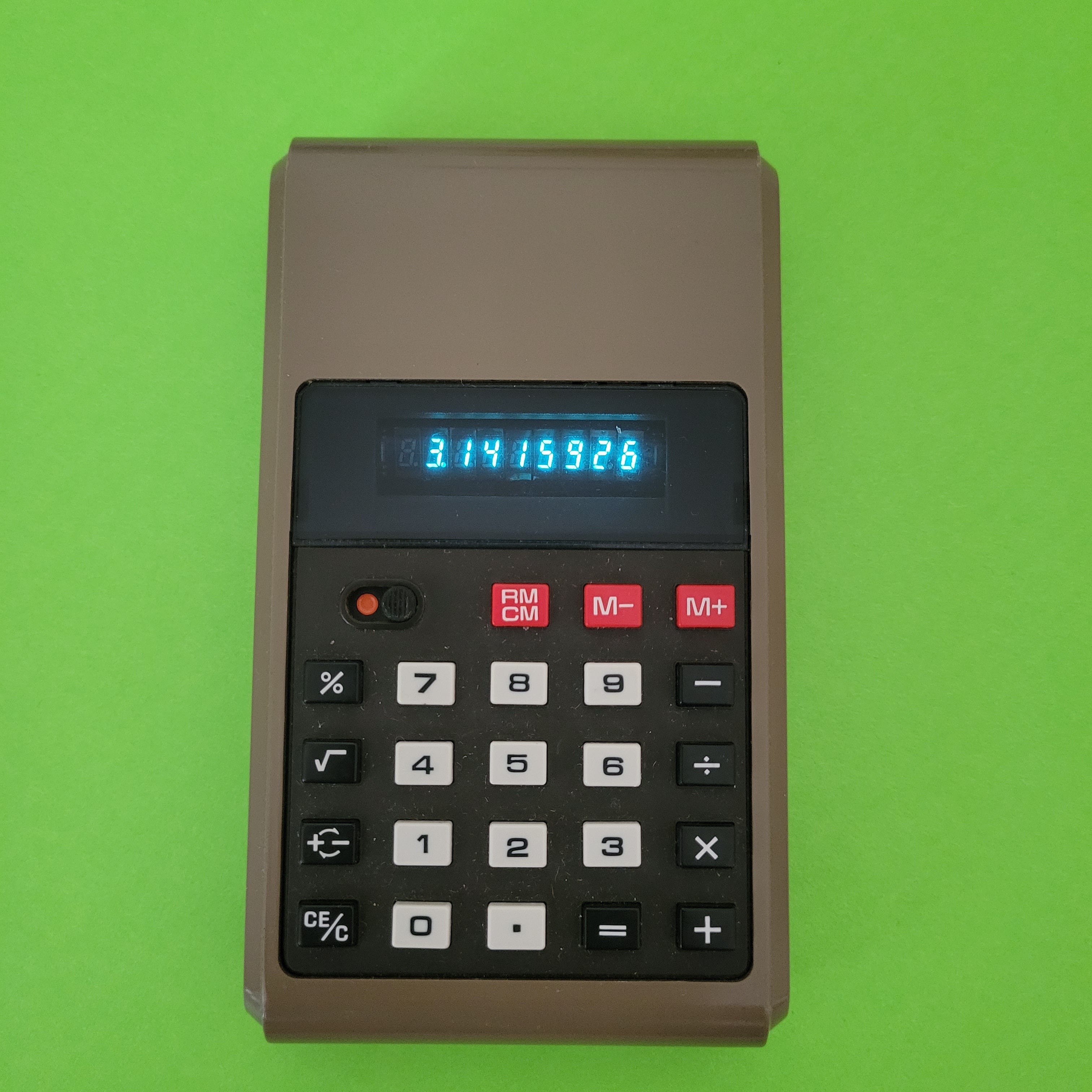 an image of a Radio Shack EC-380 Four Function plus calculator